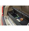 Image of SnapSafe Trunk Safe II interior showing secure storage for cash, documents, and valuables in a vehicle trunk.