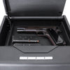 Image of MESA MPS1 handgun safe with a handgun and two magazines stored securely inside.