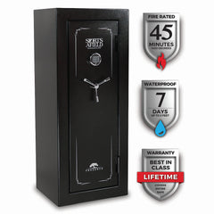 Sports Afield Preserve Series 24-Gun Fire and Waterproof Gun Safe with Electronic Lock