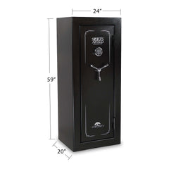 Sports Afield Preserve Series 24-Gun Fire and Waterproof Gun Safe with Electronic Lock