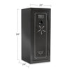 Image of Sports Afield Haven Series 24-Gun Fire and Waterproof Electronic Lock Gun Safe