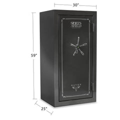 Sports Afield Haven Series 36-Gun Fire and Waterproof Biometric Lock Gun Safe