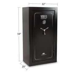 Sports Afield Preserve Series 32-Gun Fire and Waterproof Gun Safe with Electronic Lock