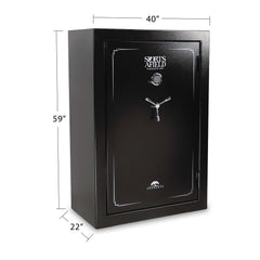 Sports Afield Preserve Series 40-Gun Fire and Waterproof Gun Safe with Electronic Lock