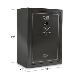 Sports Afield Haven Series 48-Gun Fire and Waterproof Electronic Lock Gun Safe