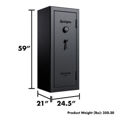 Remington Gun Club 20 + 2-Gun Fireproof and Waterproof Gun Safe with Electronic Lock