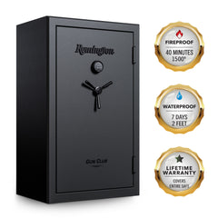 Remington Gun Club 36 + 4-Gun Fireproof and Waterproof Gun Safe with Electronic Lock